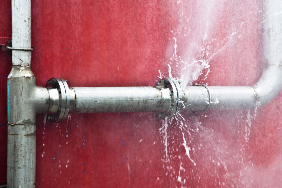 Burst-pipe